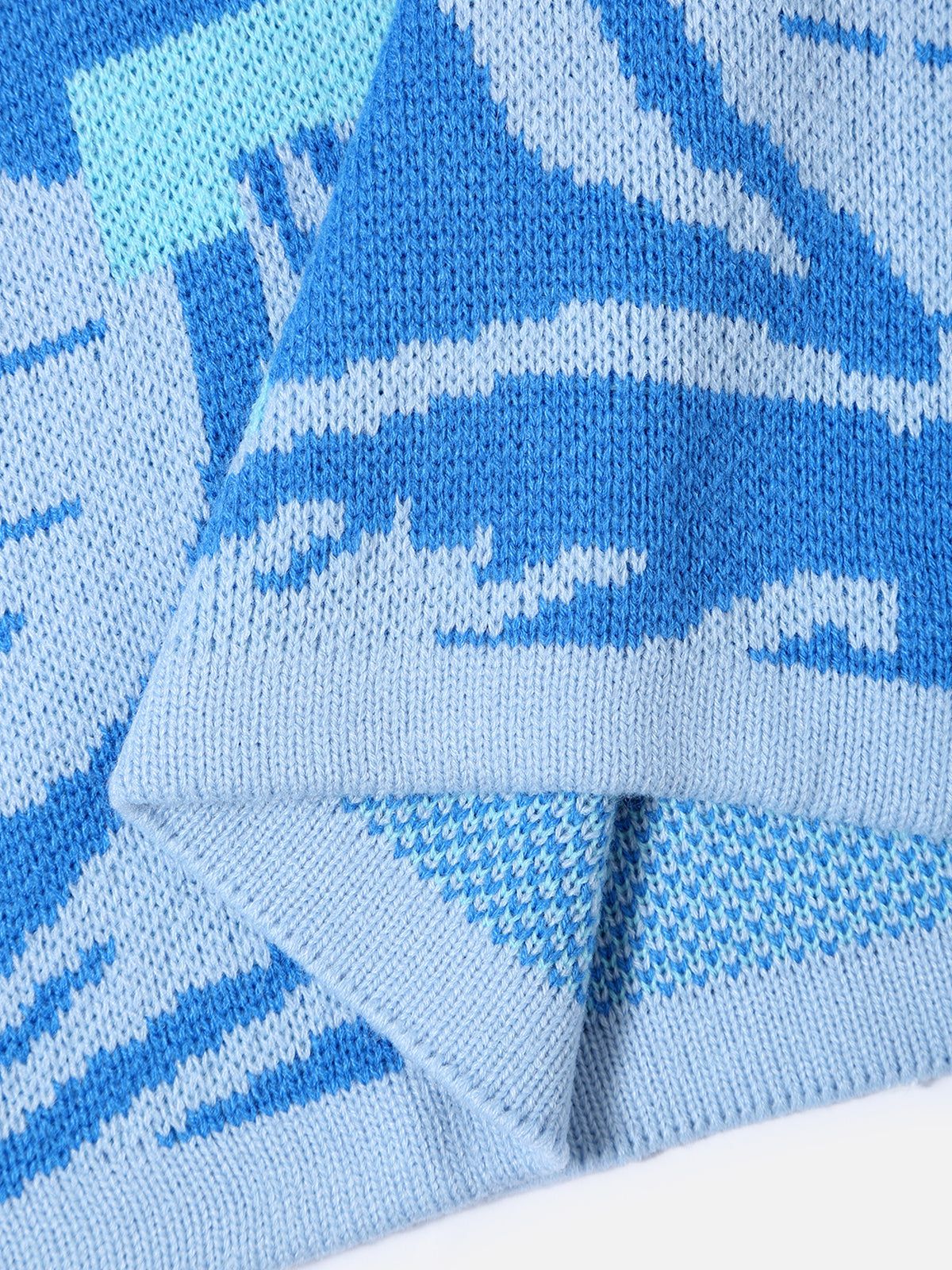 Aelfric Eden V-neck Make Waves Knit Jersey - Image 3