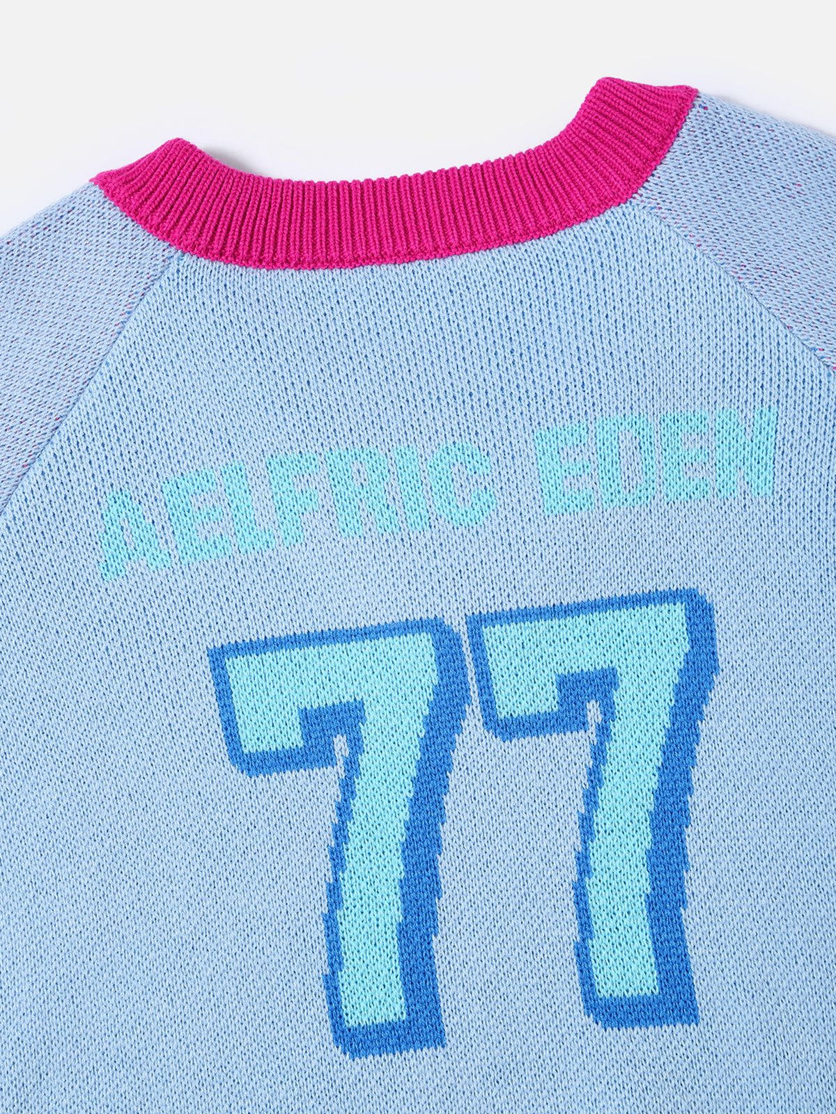 Aelfric Eden V-neck Make Waves Knit Jersey - Image 4