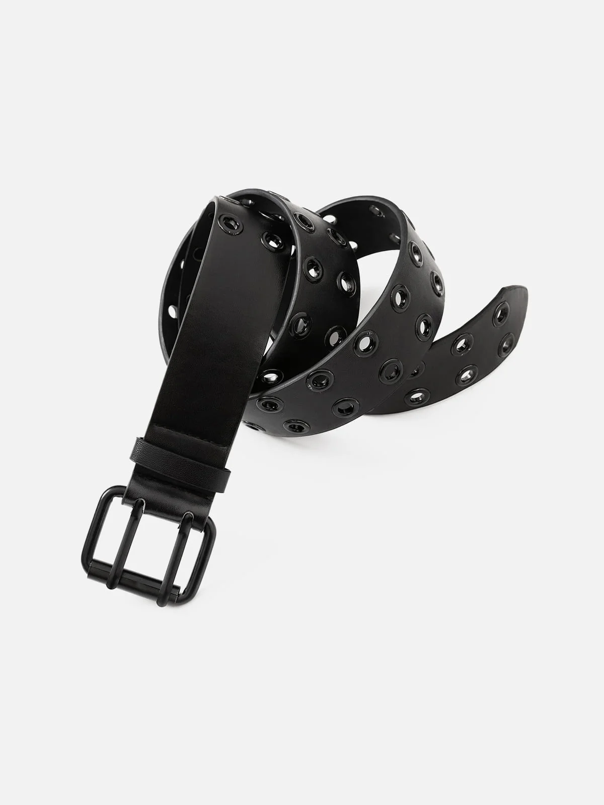 Allover Grommet Double Prong Belt - Image 4