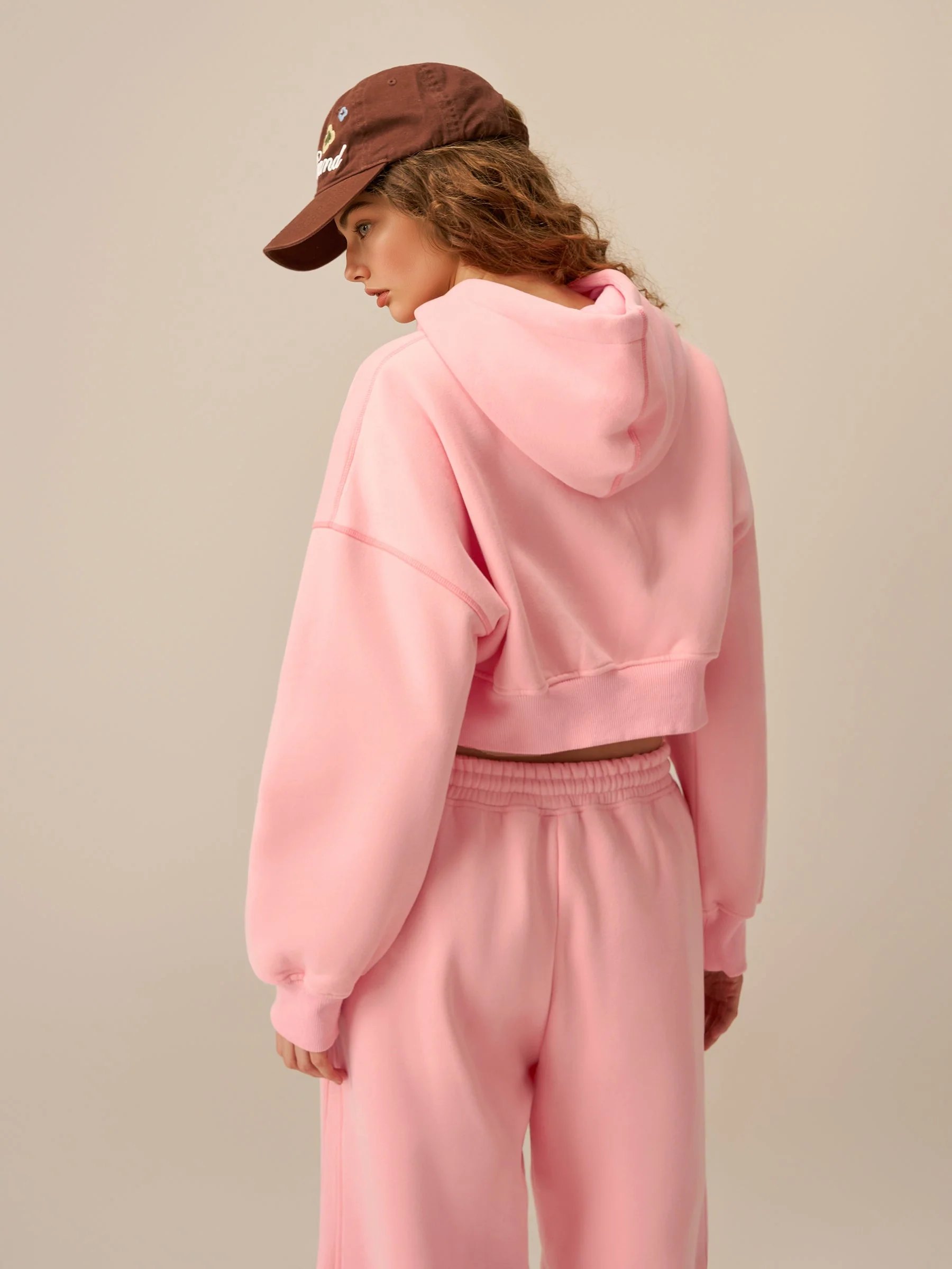 Soufflé Cropped Hoodie Set - Image 2