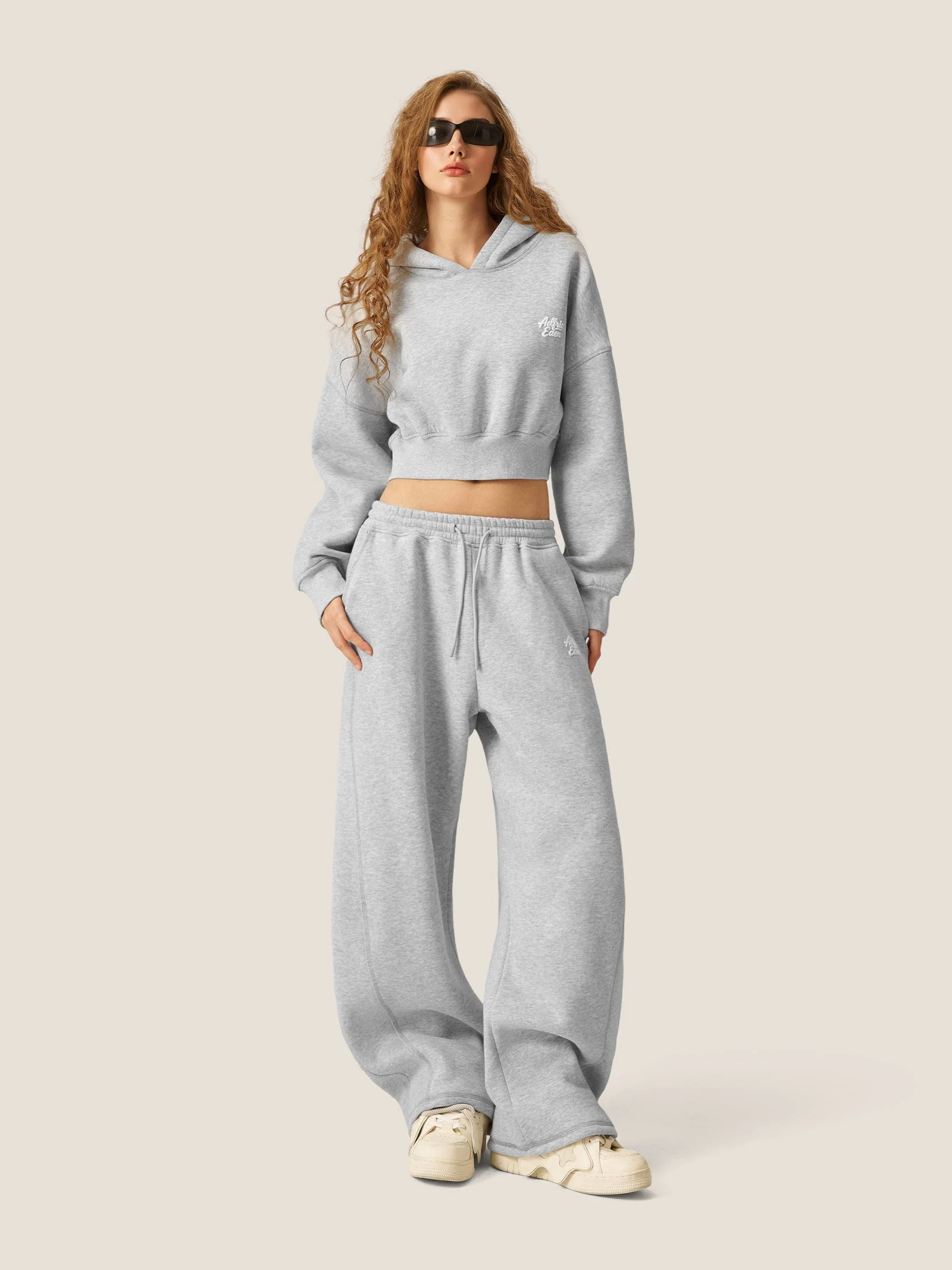 Soufflé Cropped Hoodie Sets