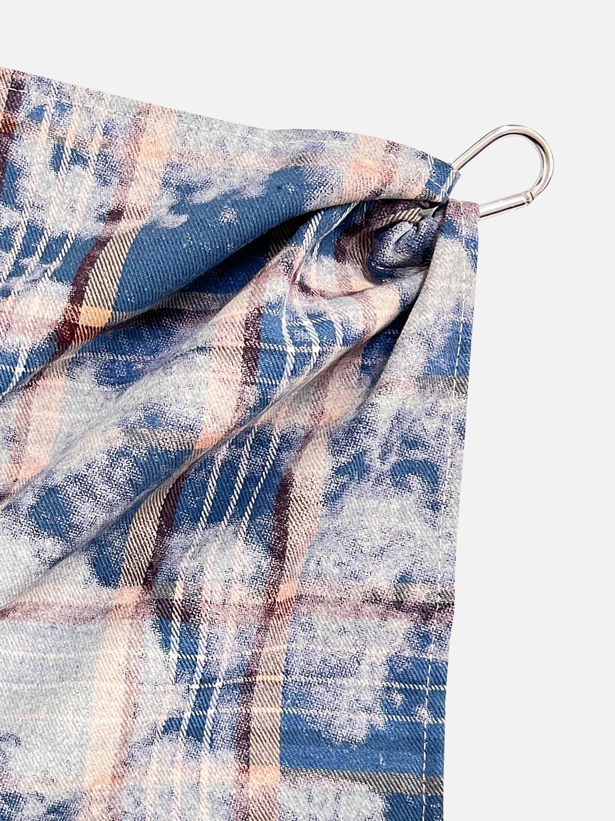 Cloud Plaid Square Scarf - Image 4