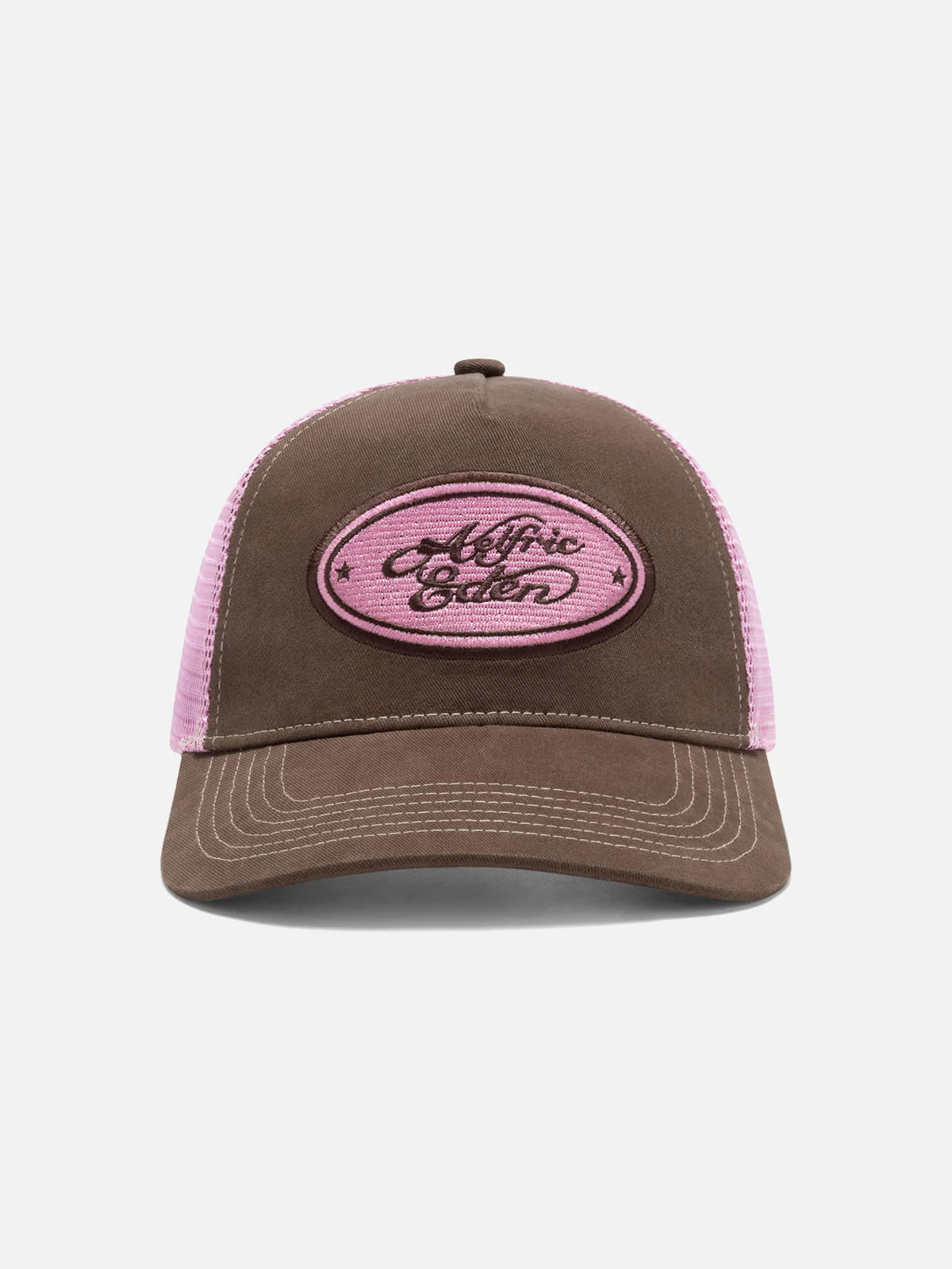 Embroidered Patch Mesh Cap - Image 2