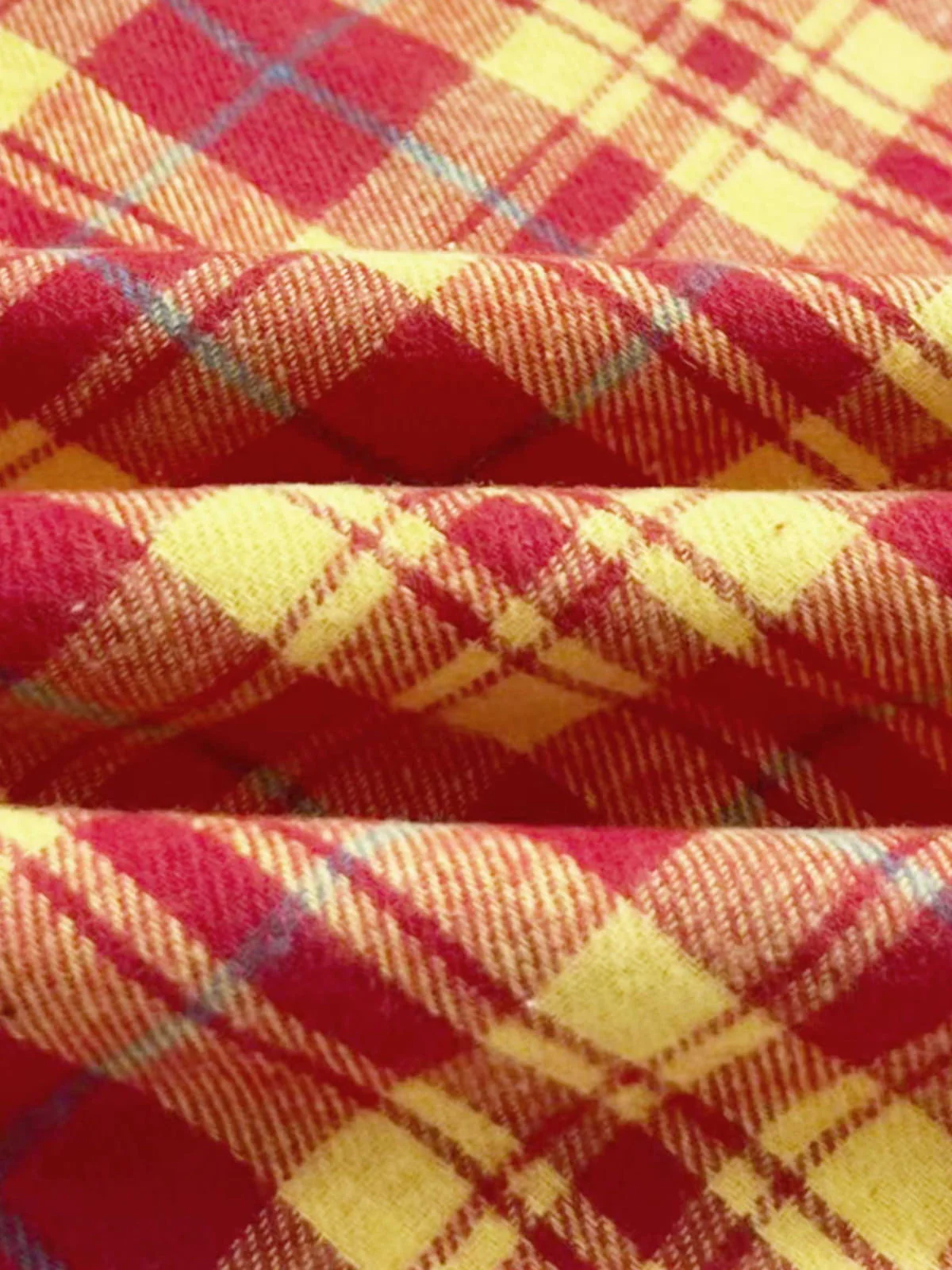 Plaid Square Scarf - Image 4