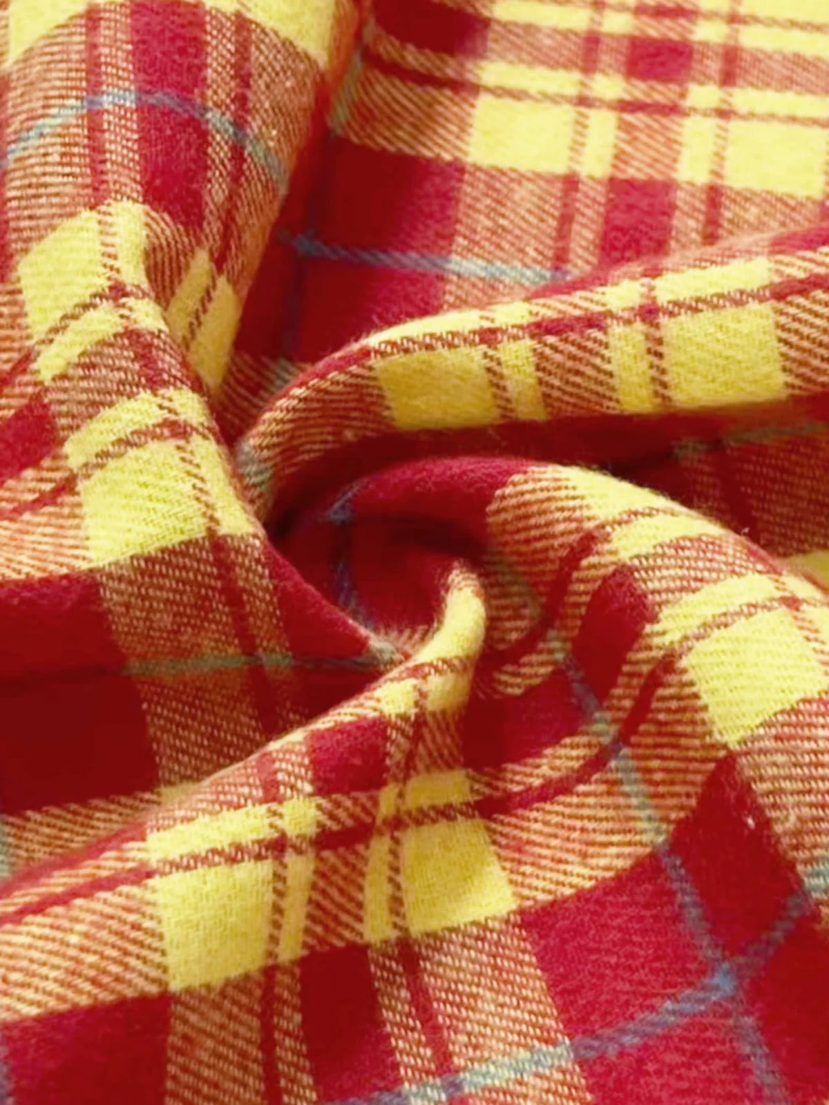 Plaid Square Scarf - Image 5