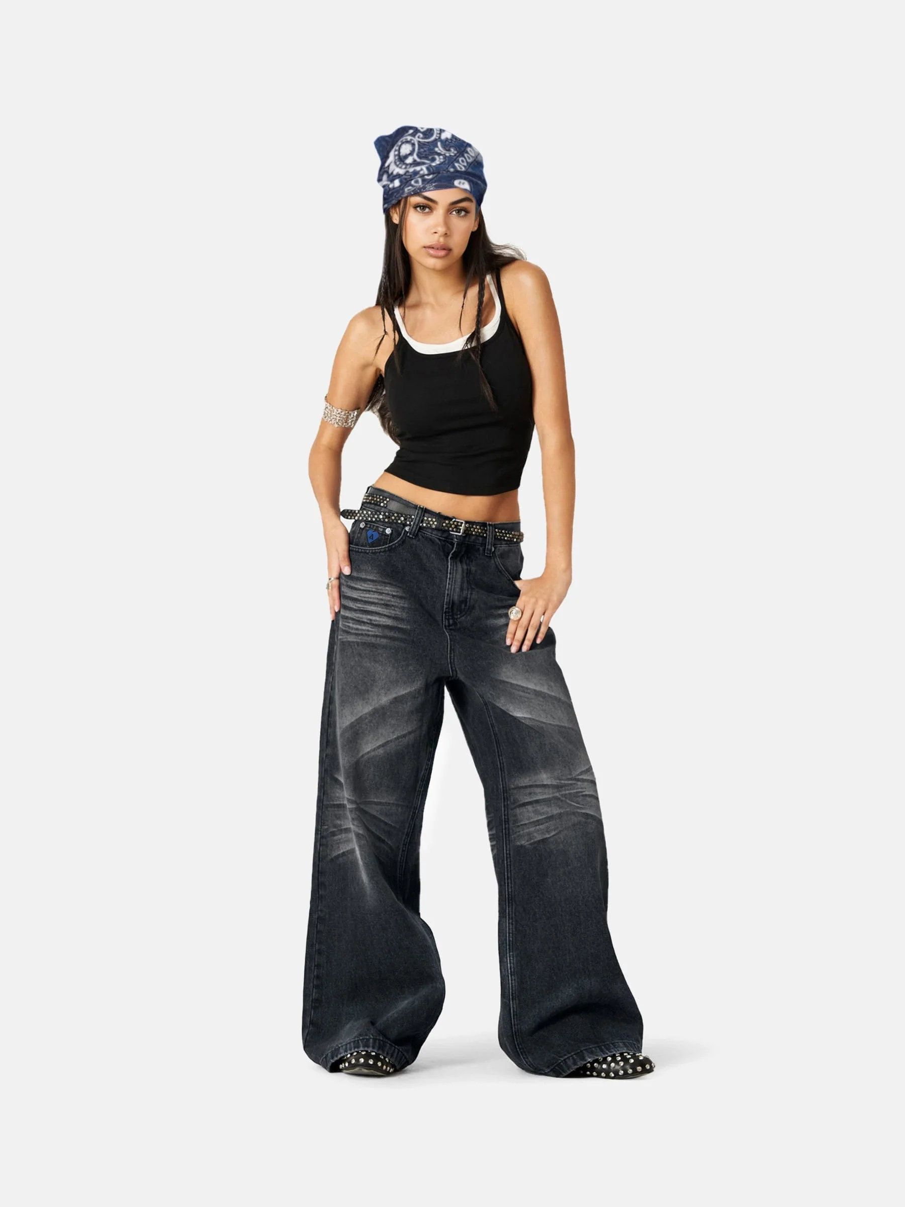 Aelfric Eden Baggy  Folds Jeans - Image 7